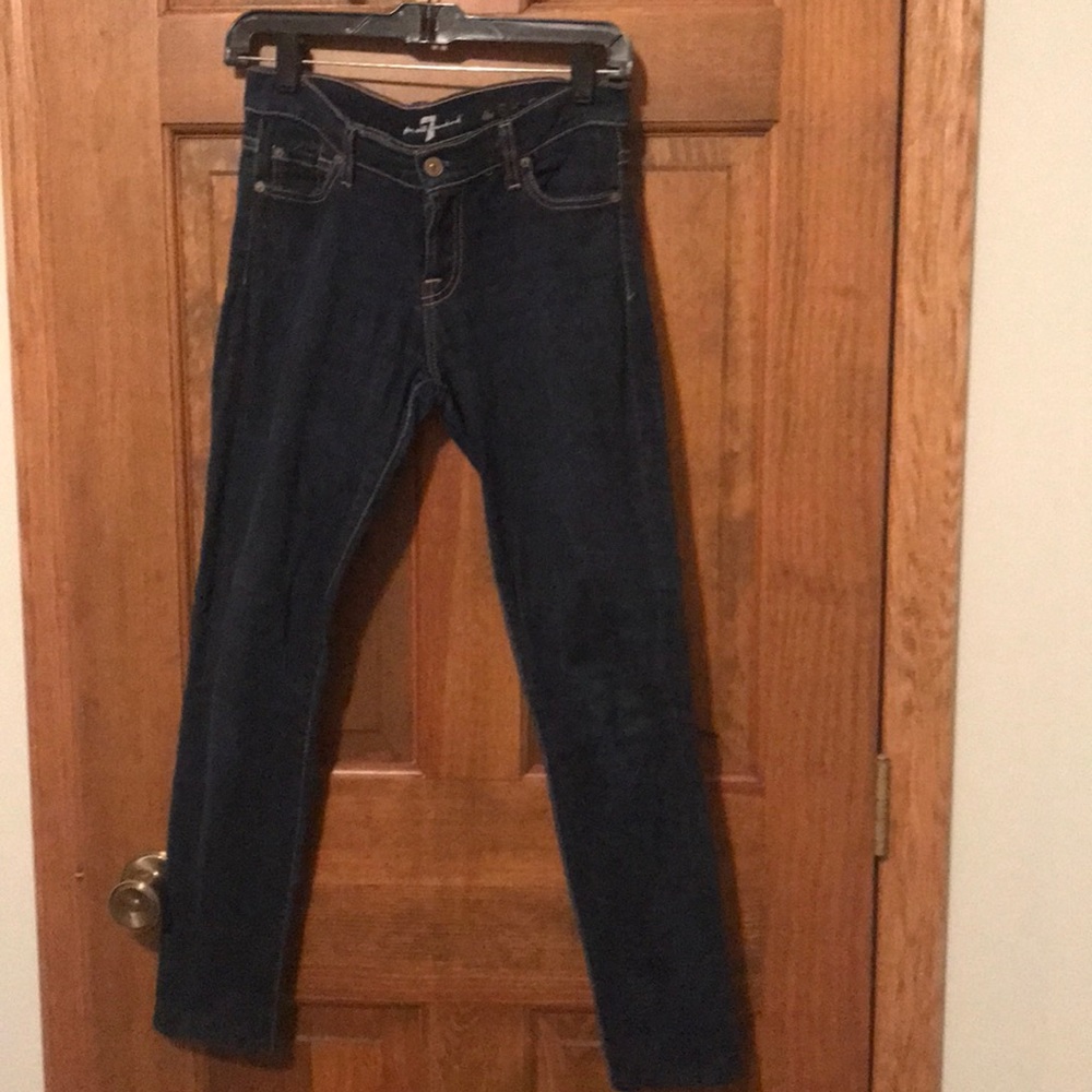 Mid rise ankle skinny jean - Dark Wash